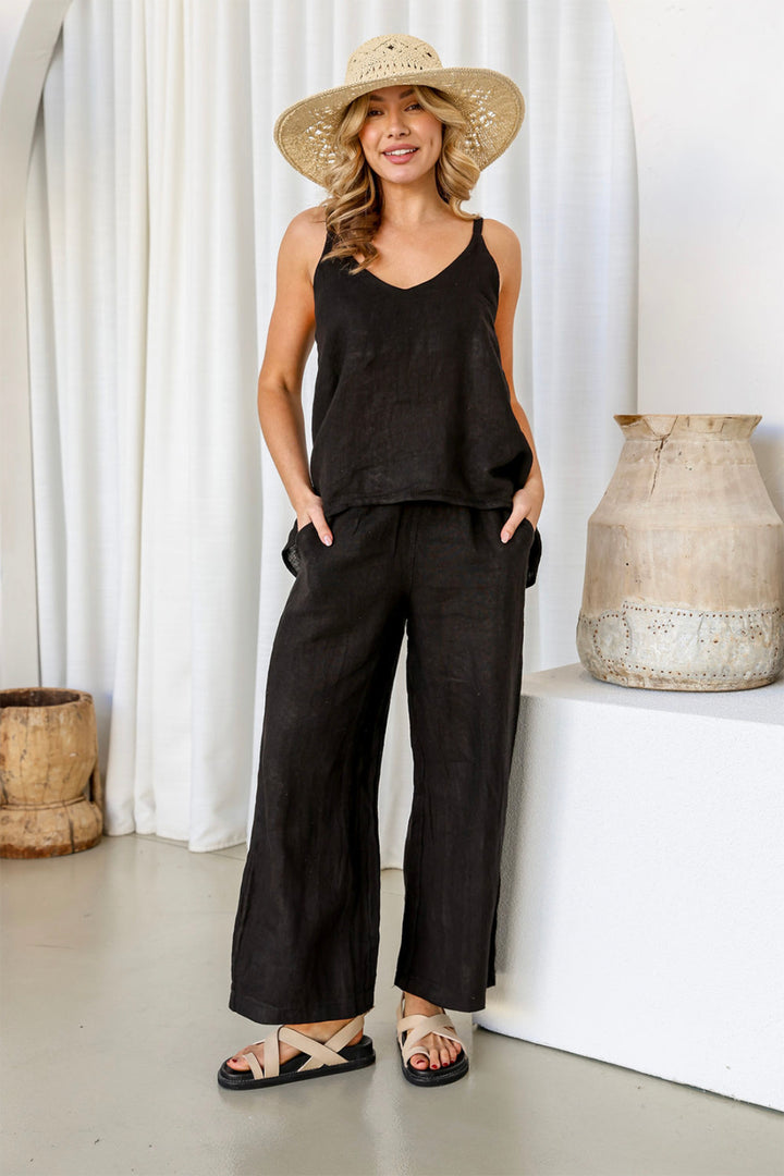 Fleur Pant - Black - FA29