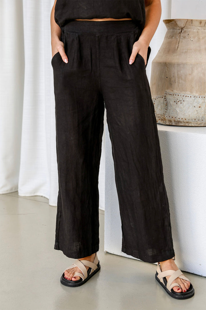 Fleur Pant - Black - FA29