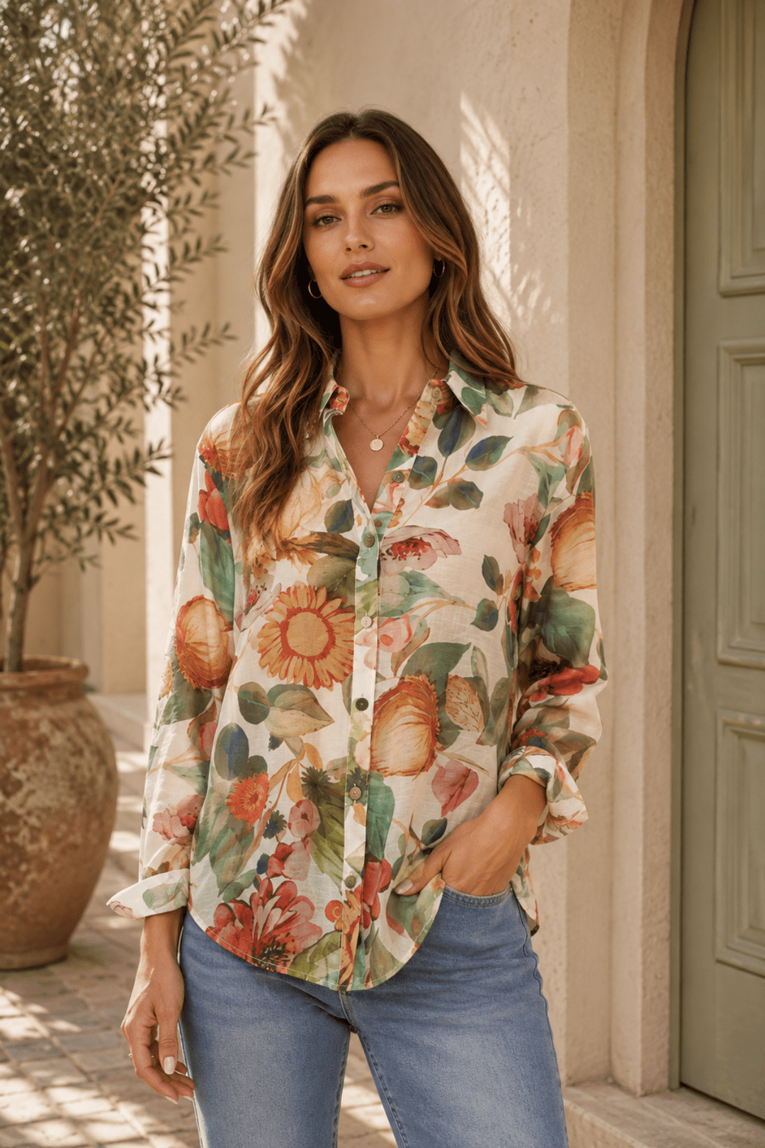 Florence Shirt - CK58 - Pizazz BoutiqueCaroline Morgan