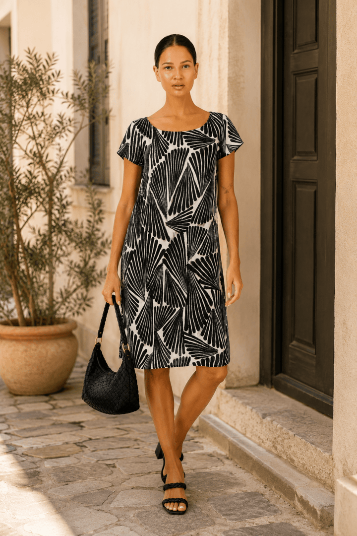 Folies Linen Dress - OJ76 - Pizazz BoutiqueNaturals By O & J