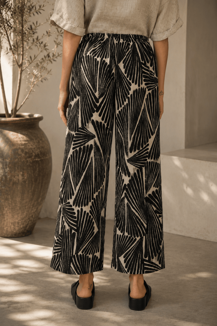 Folies Linen Pant - OJ83 - Pizazz BoutiqueNaturals By O & J