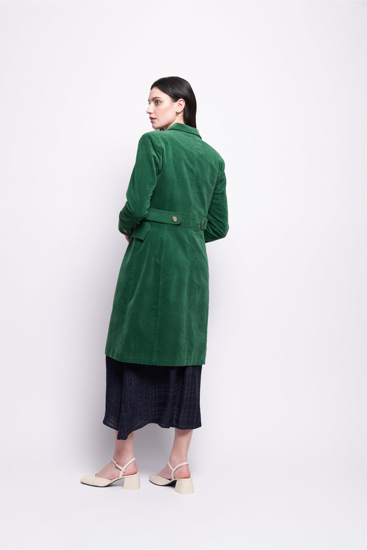 For The Re - Cord Coat - Evergreen - F7 - Pizazz BoutiqueFoil