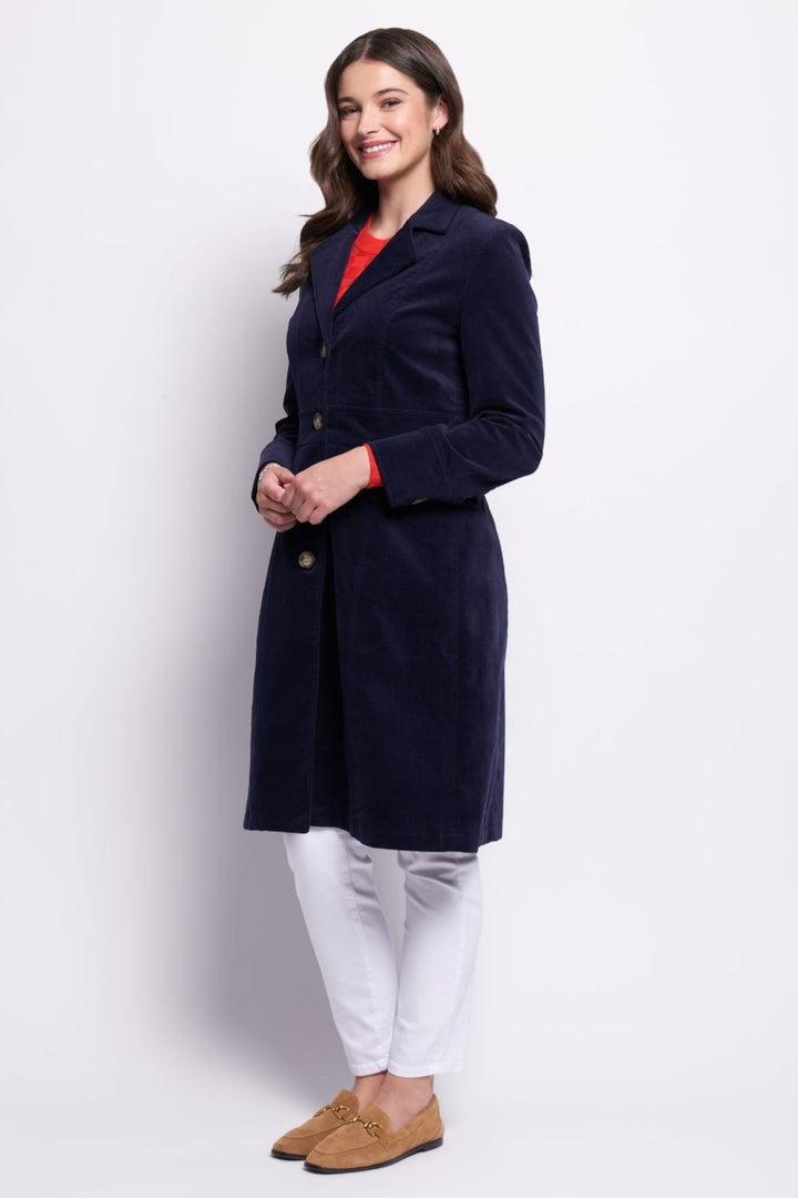 For The Re - Cord Coat - Midnight - F7 - Pizazz BoutiqueFoil