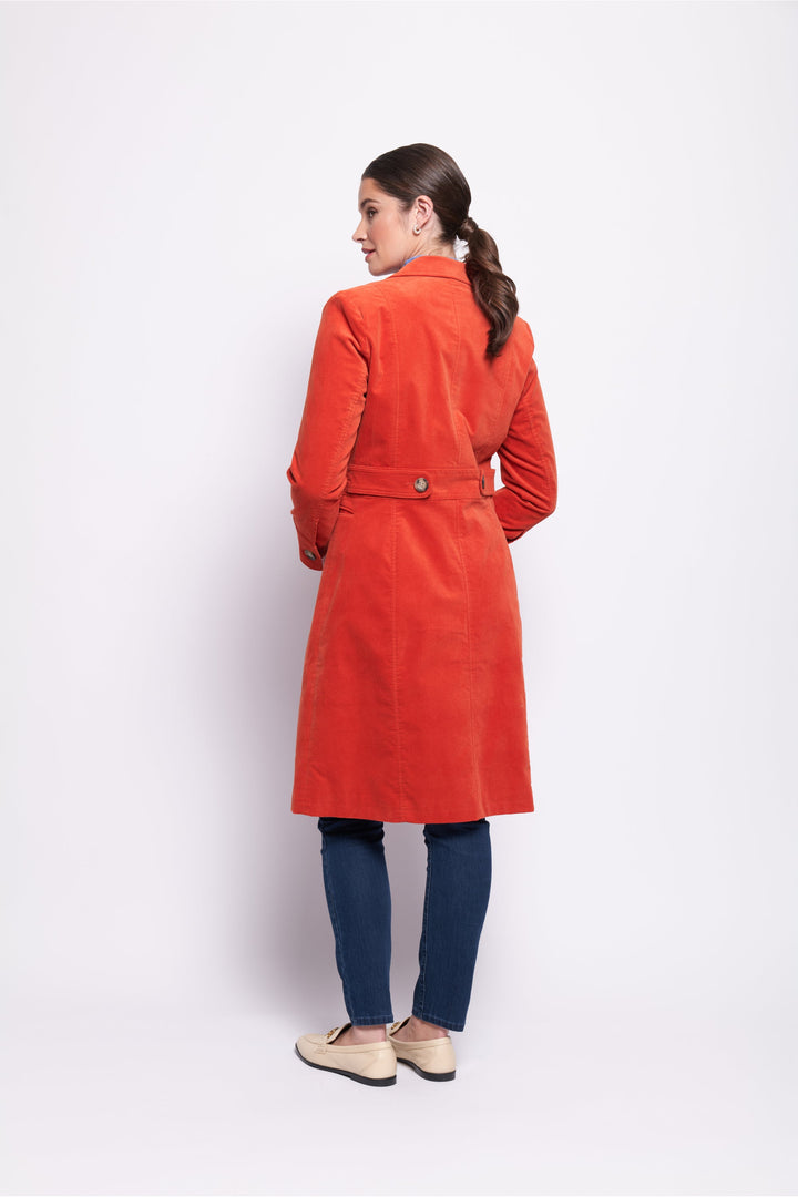 For The Re - Cord Coat - Satsuma - F7 - Pizazz BoutiqueFoil
