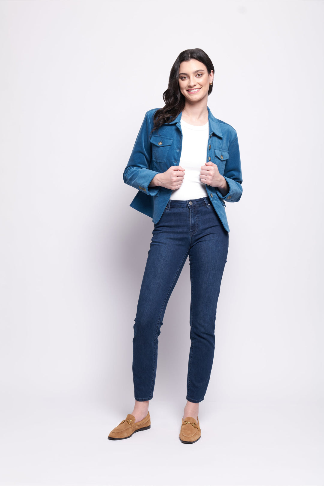 For The Re - Cord Jacket - Retro Blue - F8 - Pizazz BoutiqueFoil