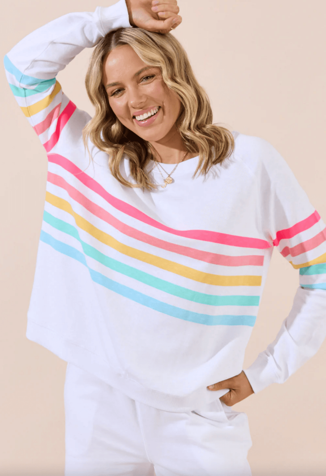 Forever Sweater - White - JL3 - Pizazz BoutiqueJovie The Label