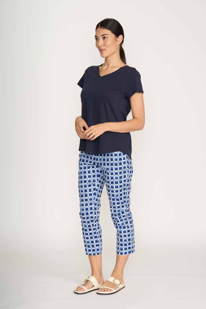 Fuss Free Capri Printed - Blockbuster - F15 - Pizazz BoutiqueFoil