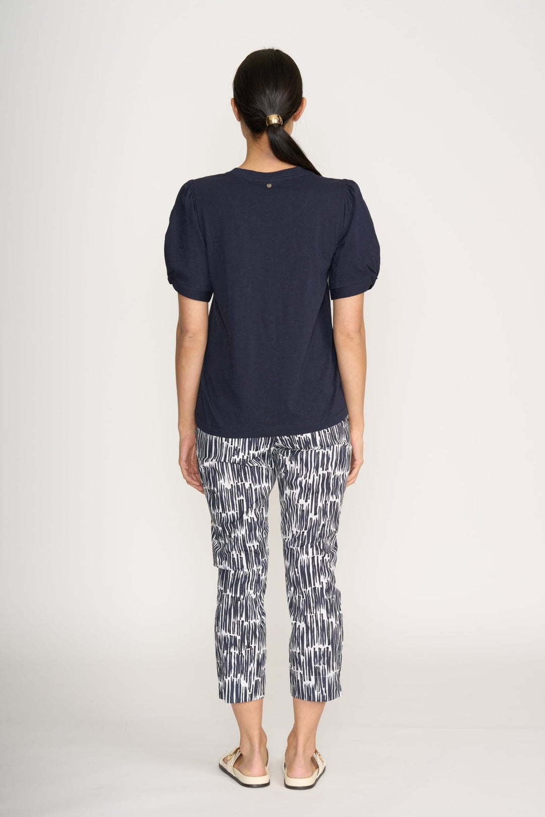 Fuss Free Capri Printed - Code - F15 - Pizazz BoutiqueFoil