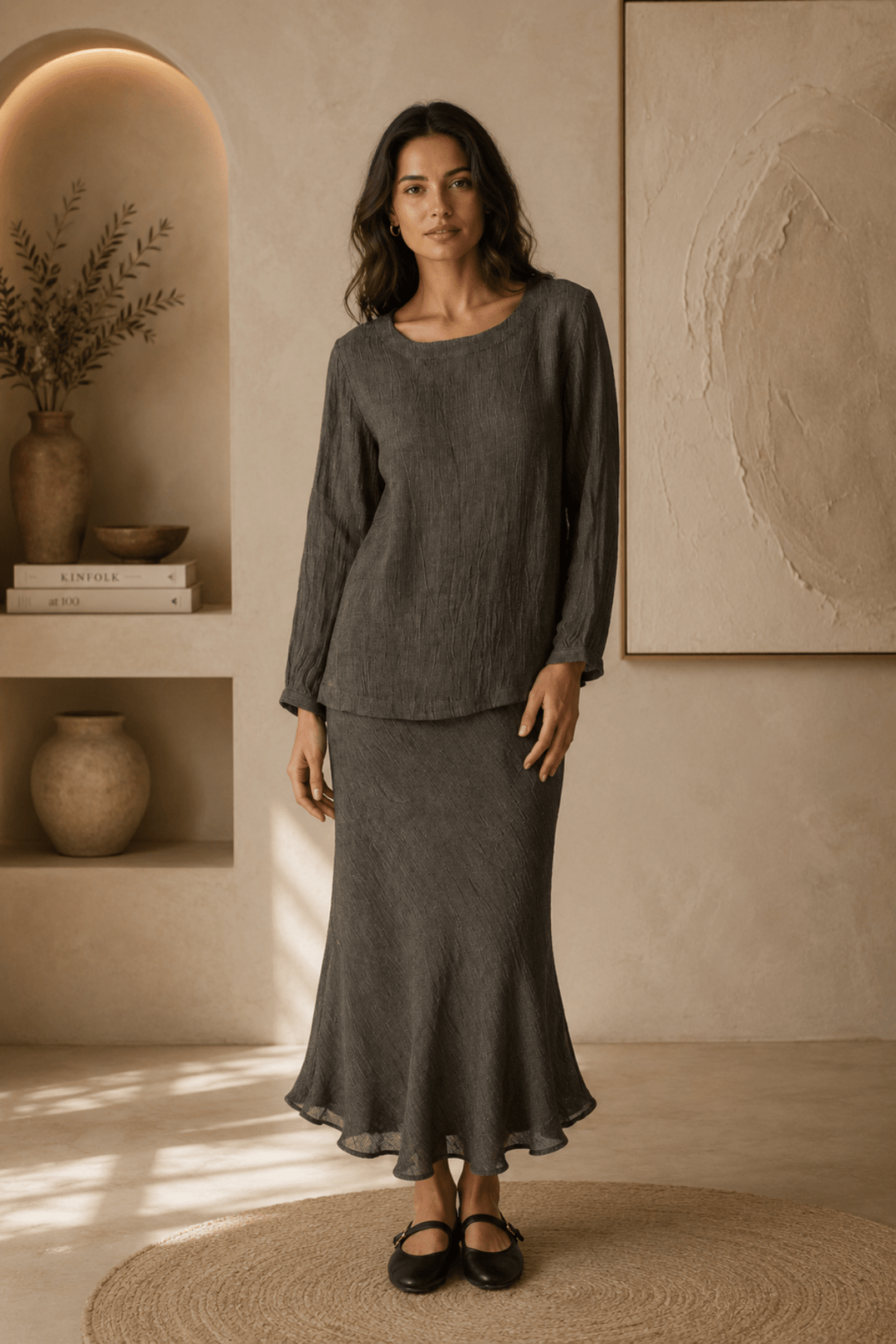 GA299 Mussel Skirt - OJ72 - Pizazz BoutiqueNaturals By O & J