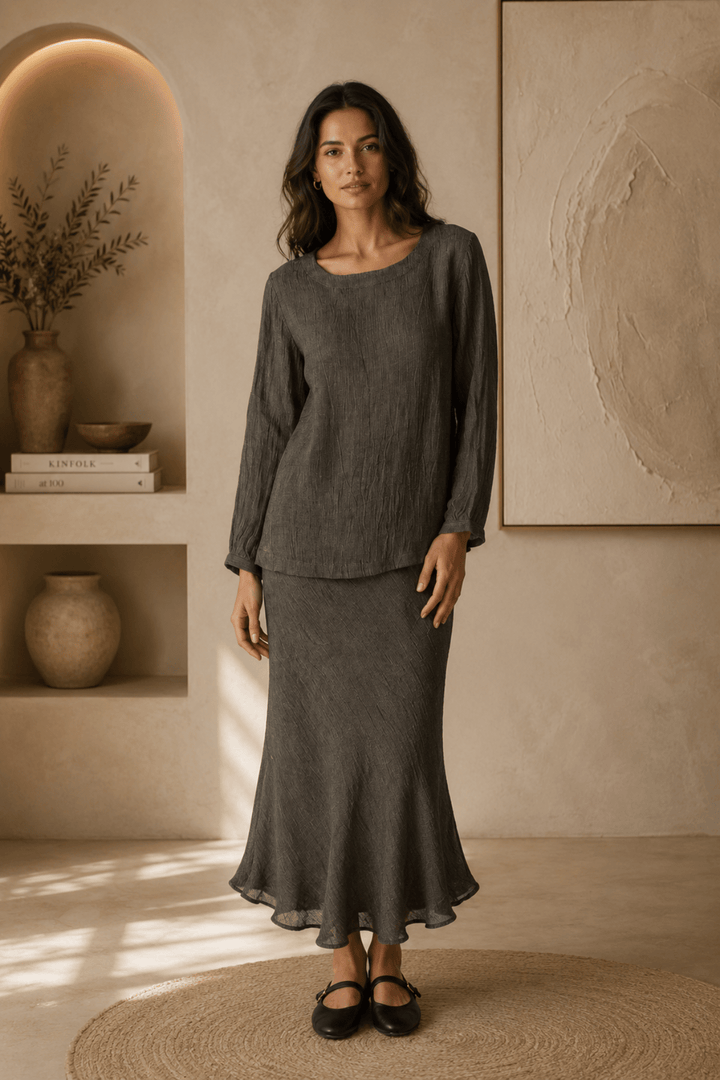 GA299 Mussel Skirt - OJ72 - Pizazz BoutiqueNaturals By O & J
