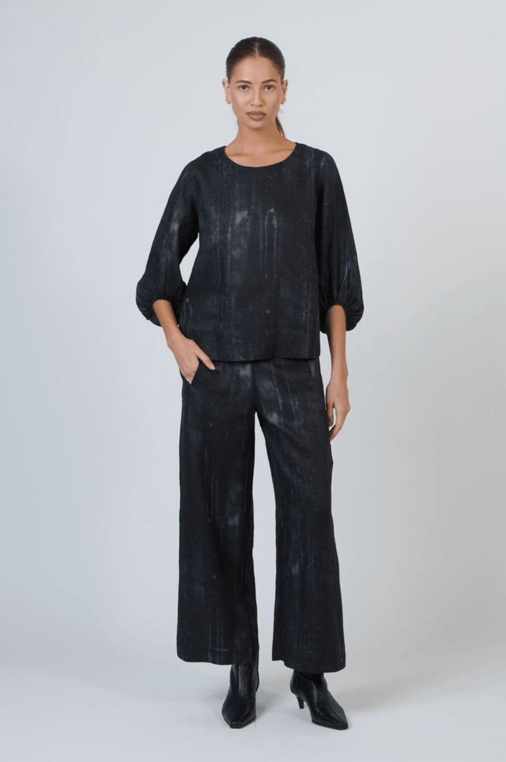 GA537 Linen Top - Moonbeam - OJ70 - Pizazz BoutiqueNaturals By O & J