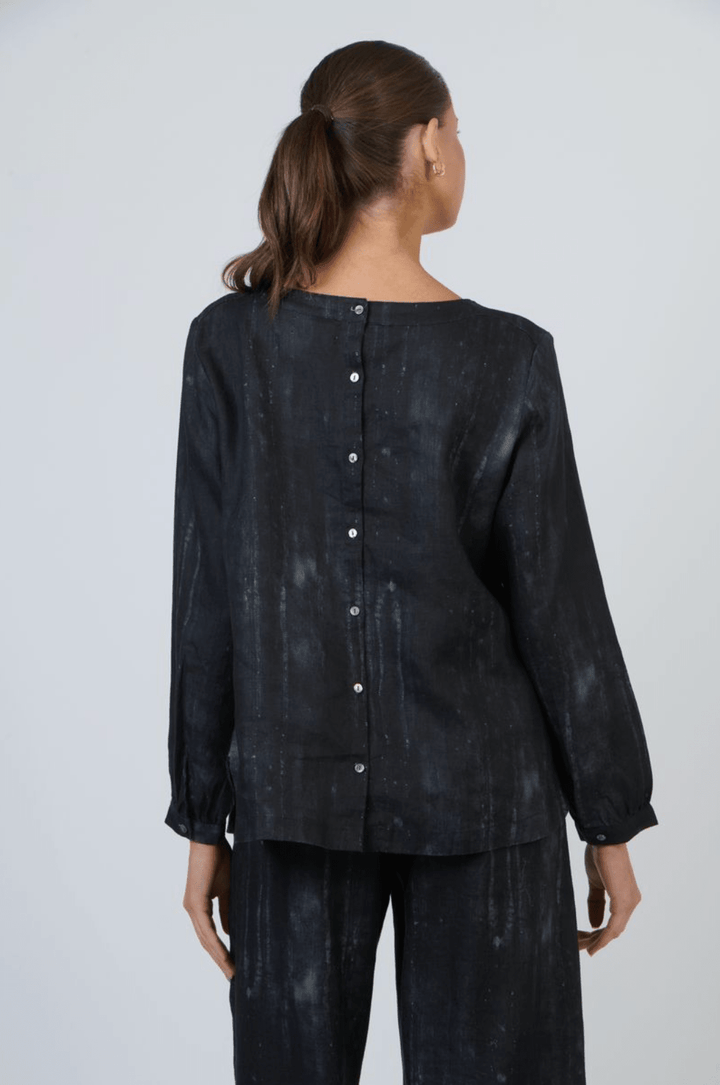 GA644 Linen Top - Moonbeam - OJ73 - Pizazz BoutiqueNaturals By O & J