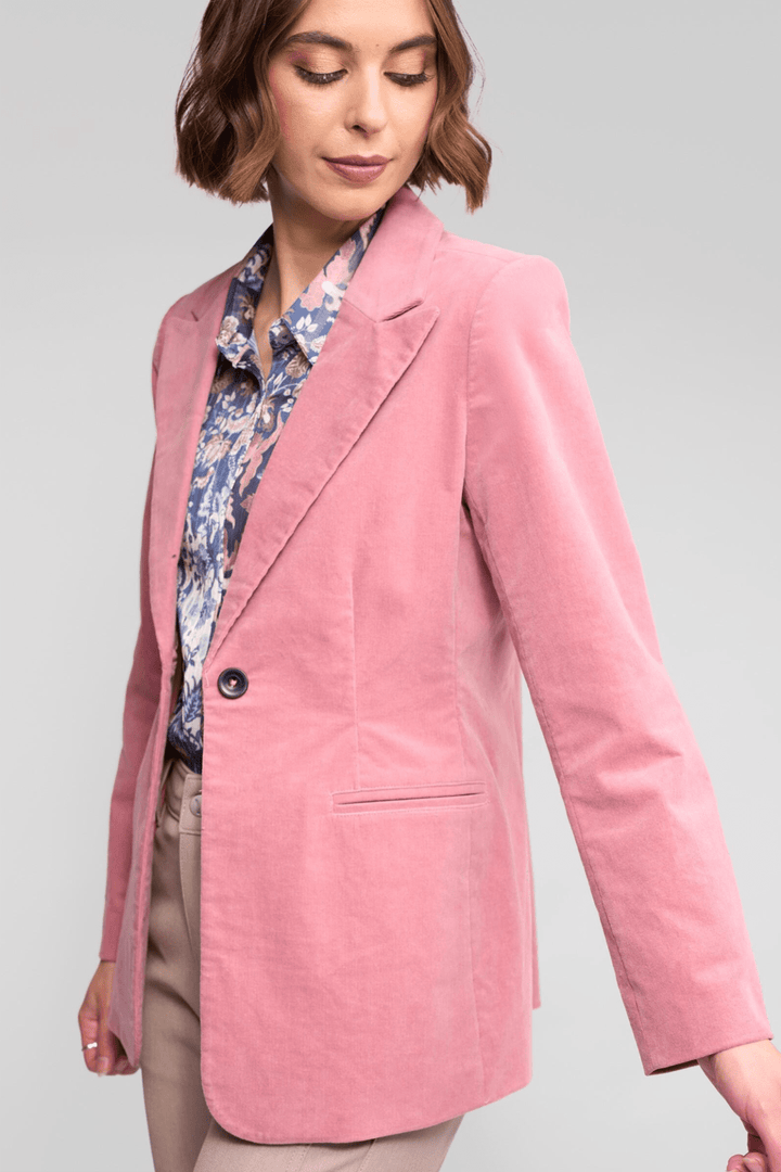Gallery Blazer - Dusty Pink - VA9 - Pizazz BoutiqueVassalli