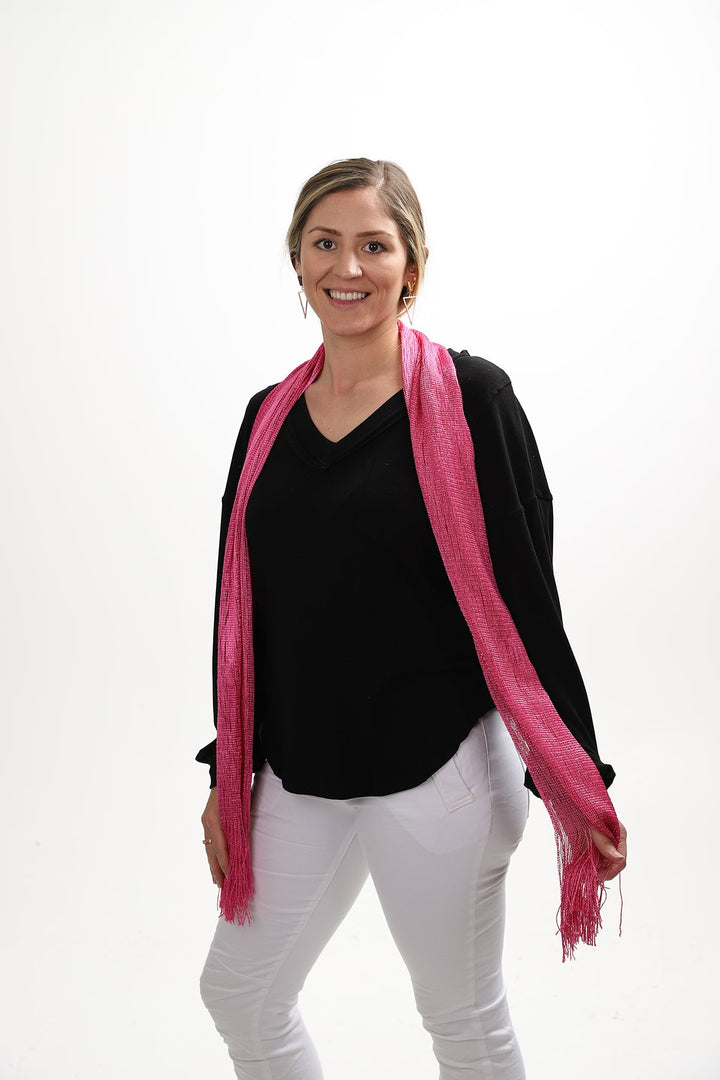Gatsby Shawl | Hot Pink | SR165 - Pizazz BoutiqueStellar Rose