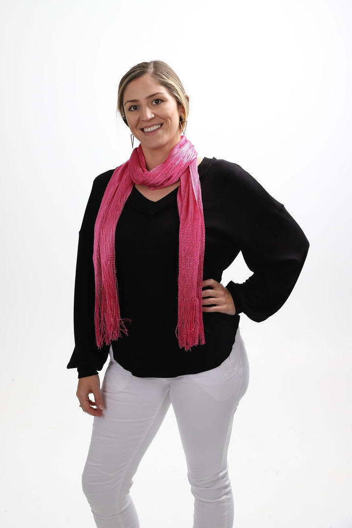 Gatsby Shawl | Hot Pink | SR165 - Pizazz BoutiqueStellar Rose