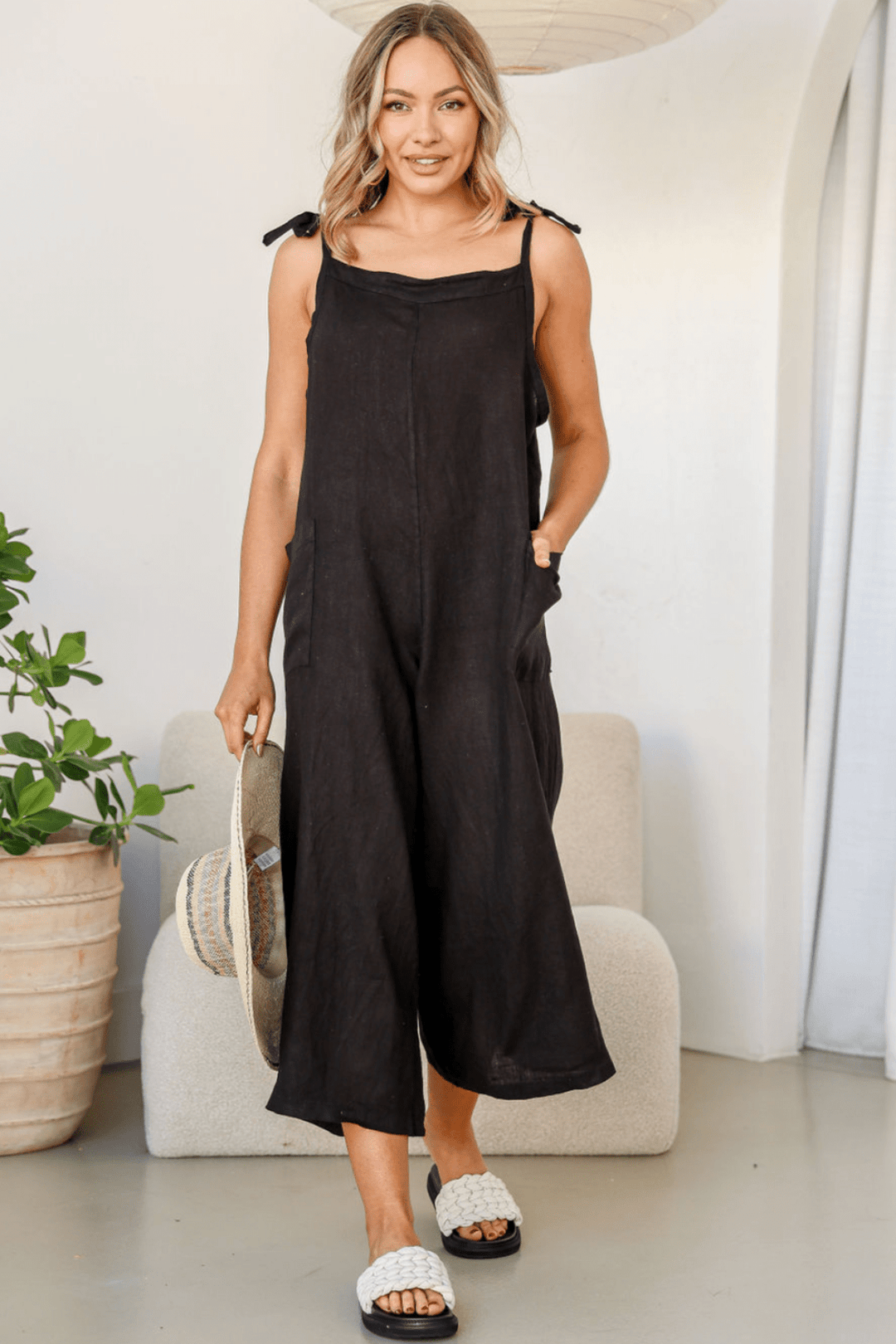 Gelsa Jumpsuit - Black - FA13 - Pizazz BoutiqueFree Angel
