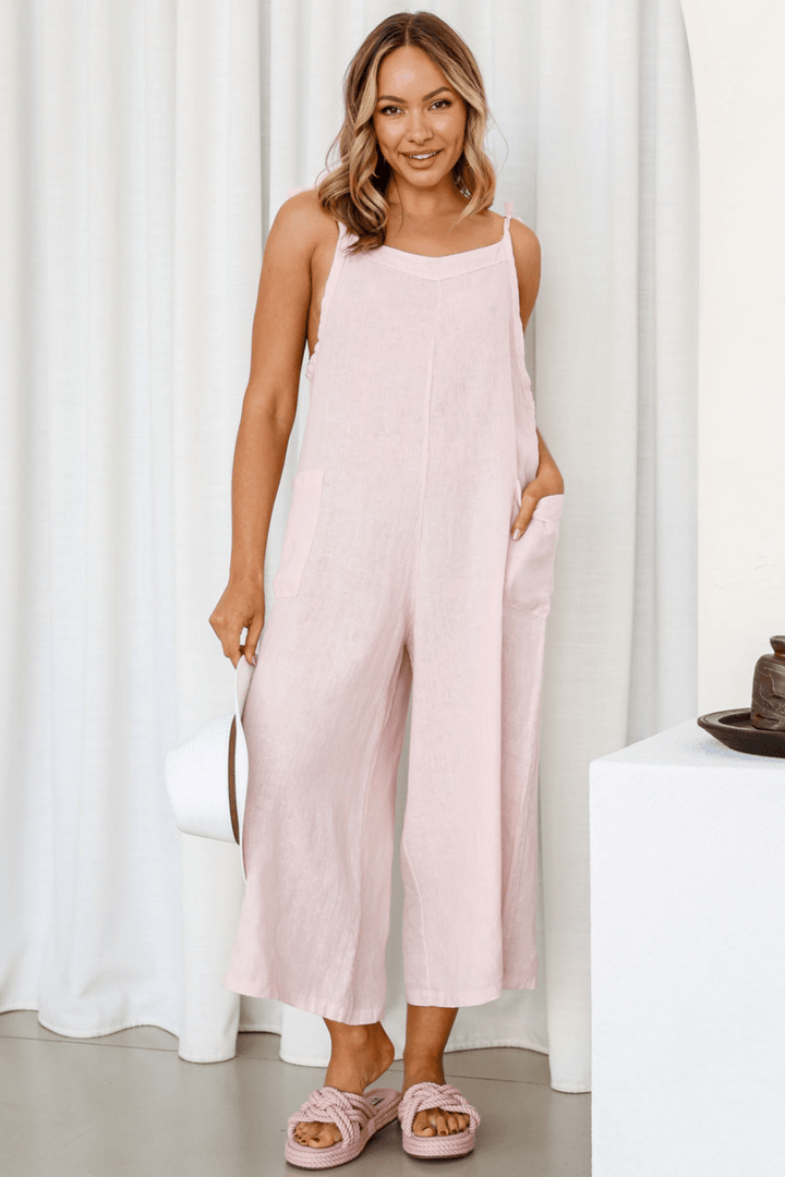 Gelsa Jumpsuit - Blush - FA13 - Pizazz BoutiqueFree Angel