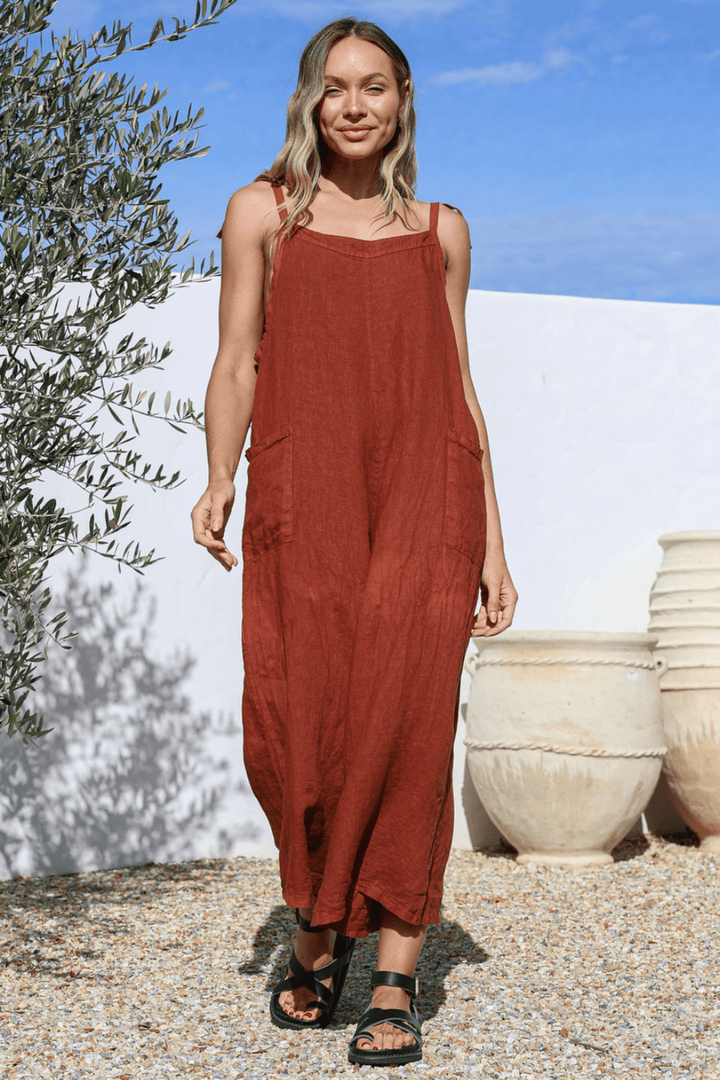Gelsa Jumpsuit - Coco - FA13 - Pizazz BoutiqueFree Angel