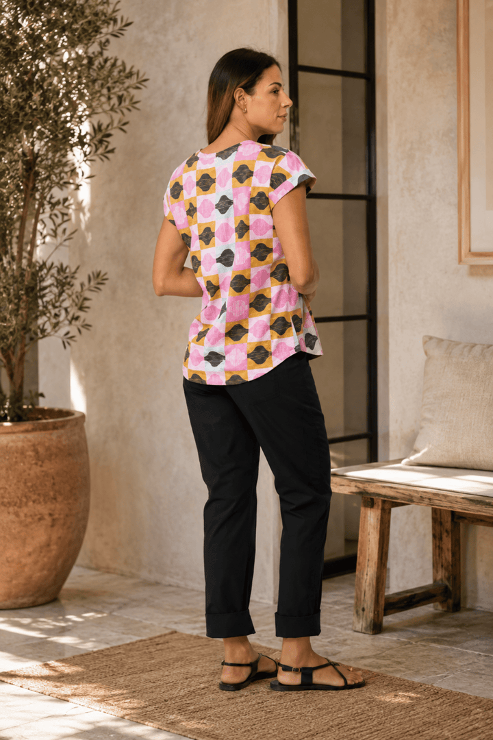 Gemini Pant - Black - F9 - Pizazz BoutiqueFoil