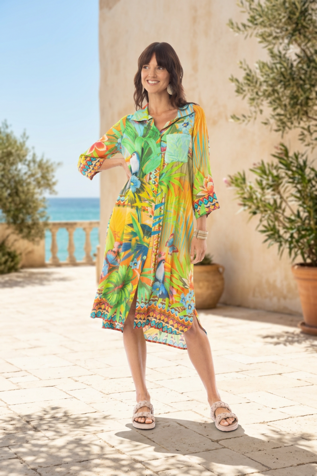 Georgia Shirt Dress  - EP41