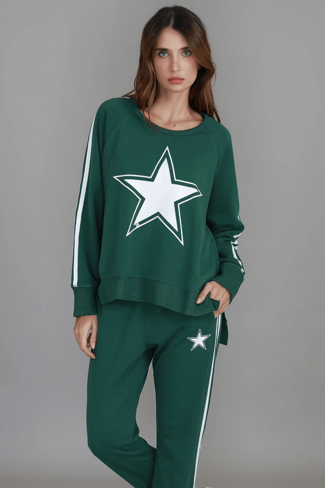 Gerry Superstar Stripe Sweater - Ivy - RD4 - Pizazz Boutique3RD STORY