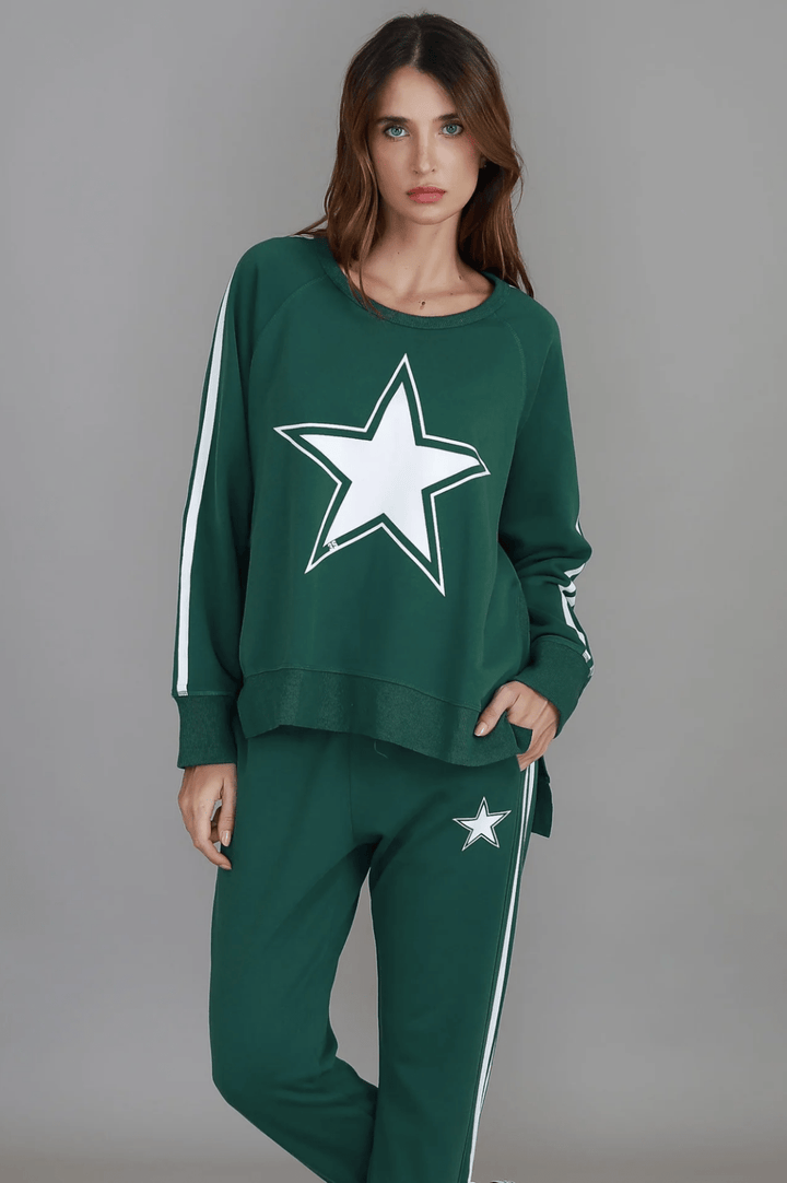 Gerry Superstar Stripe Sweater - Ivy - RD4 - Pizazz Boutique3RD STORY