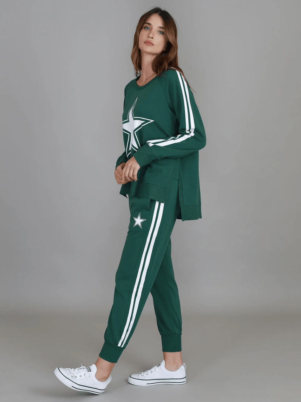 Gerry Superstar Stripe Sweater - Ivy - RD4 - Pizazz Boutique3RD STORY