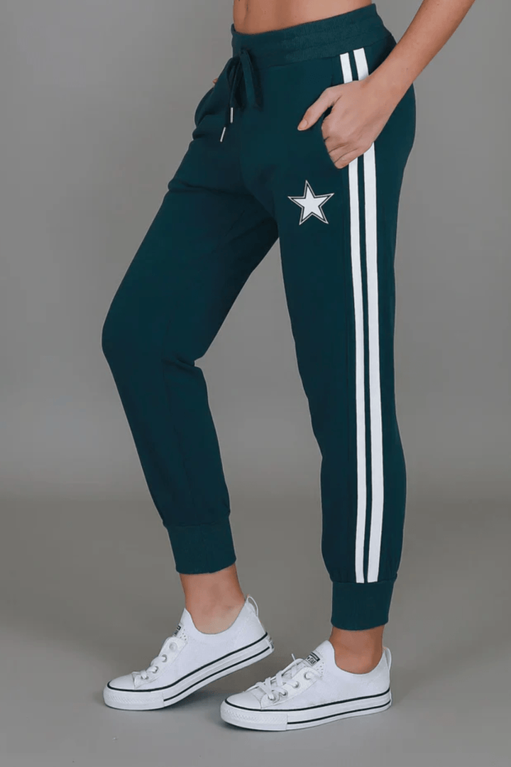 Gerry Superstar Stripe Sweatpants - Teal - RD3 - Pizazz Boutique3RD STORY