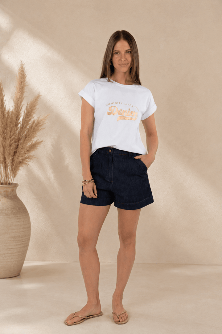 Glitter Tee - Rose Gold - HM21 - Pizazz BoutiqueHumidity