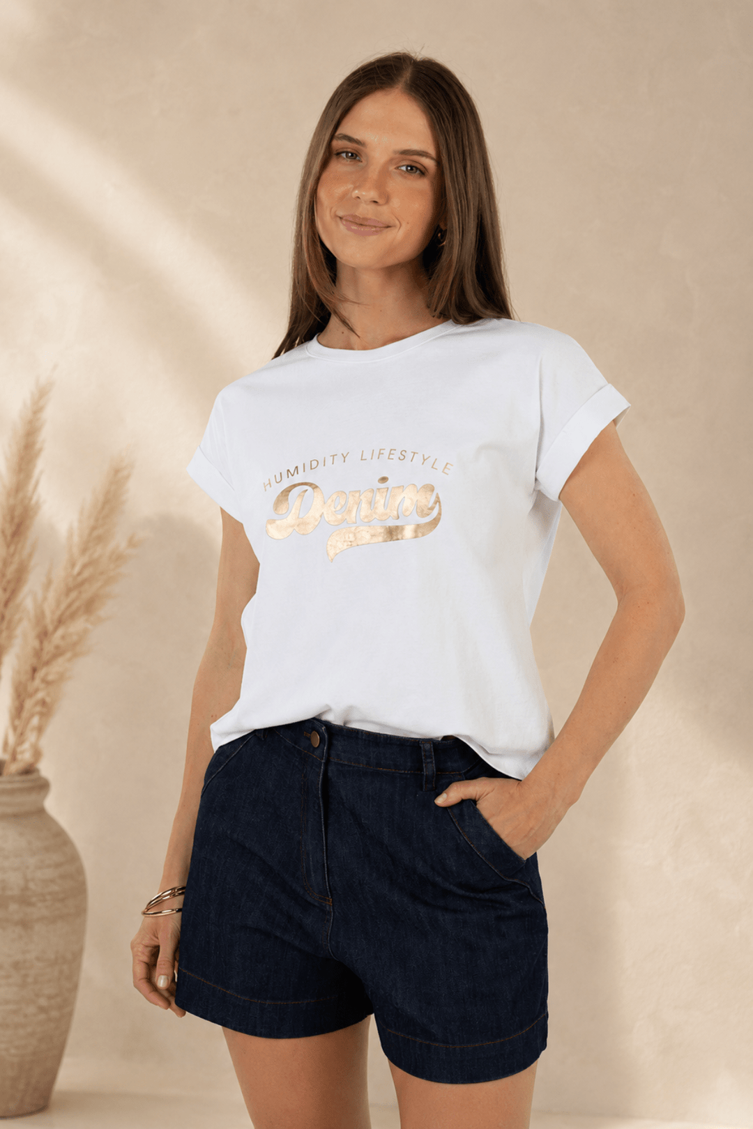 Glitter Tee - Rose Gold - HM21 - Pizazz BoutiqueHumidity