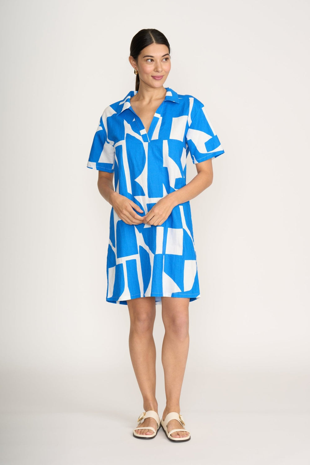 Going Coastal Dress - Reflection - F37 - Pizazz BoutiqueFoil