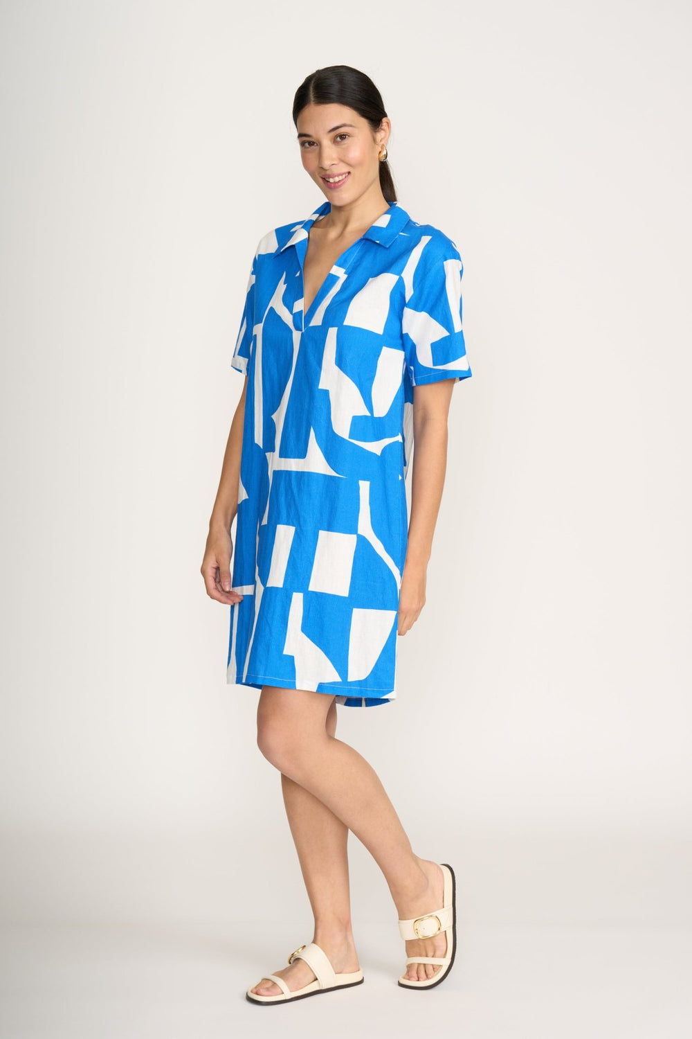 Going Coastal Dress - Reflection - F37 - Pizazz BoutiqueFoil