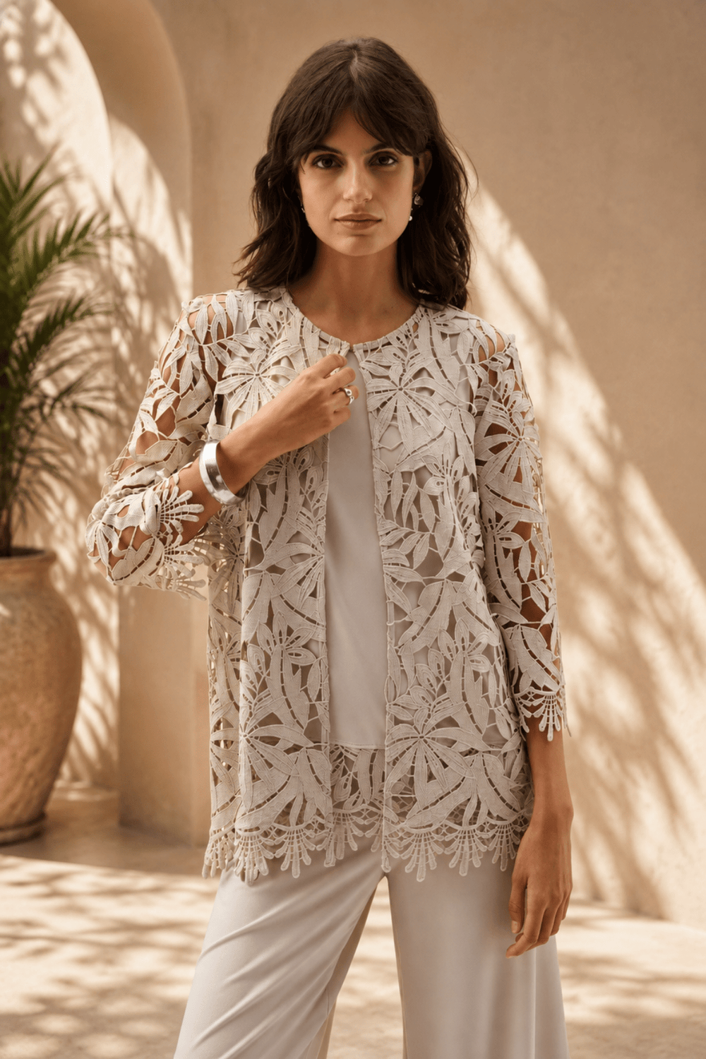 Guipure Lace Cover-Up - JR50 - Pizazz BoutiqueJoseph Ribkoff