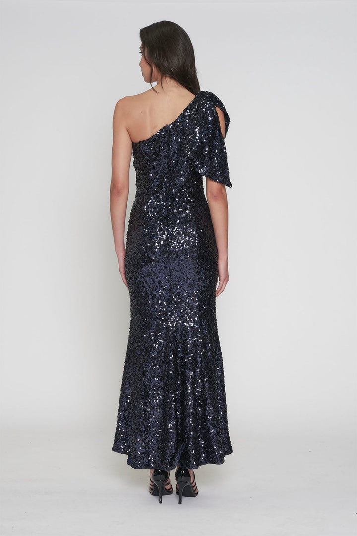 Gwyneth Sequence Dress - Navy - Rom9 - Pizazz BoutiqueRomance