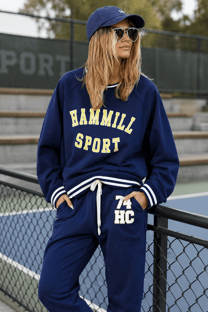 Hammill Sport Sweat - Navy - HC11 - Pizazz BoutiqueHammill + Co