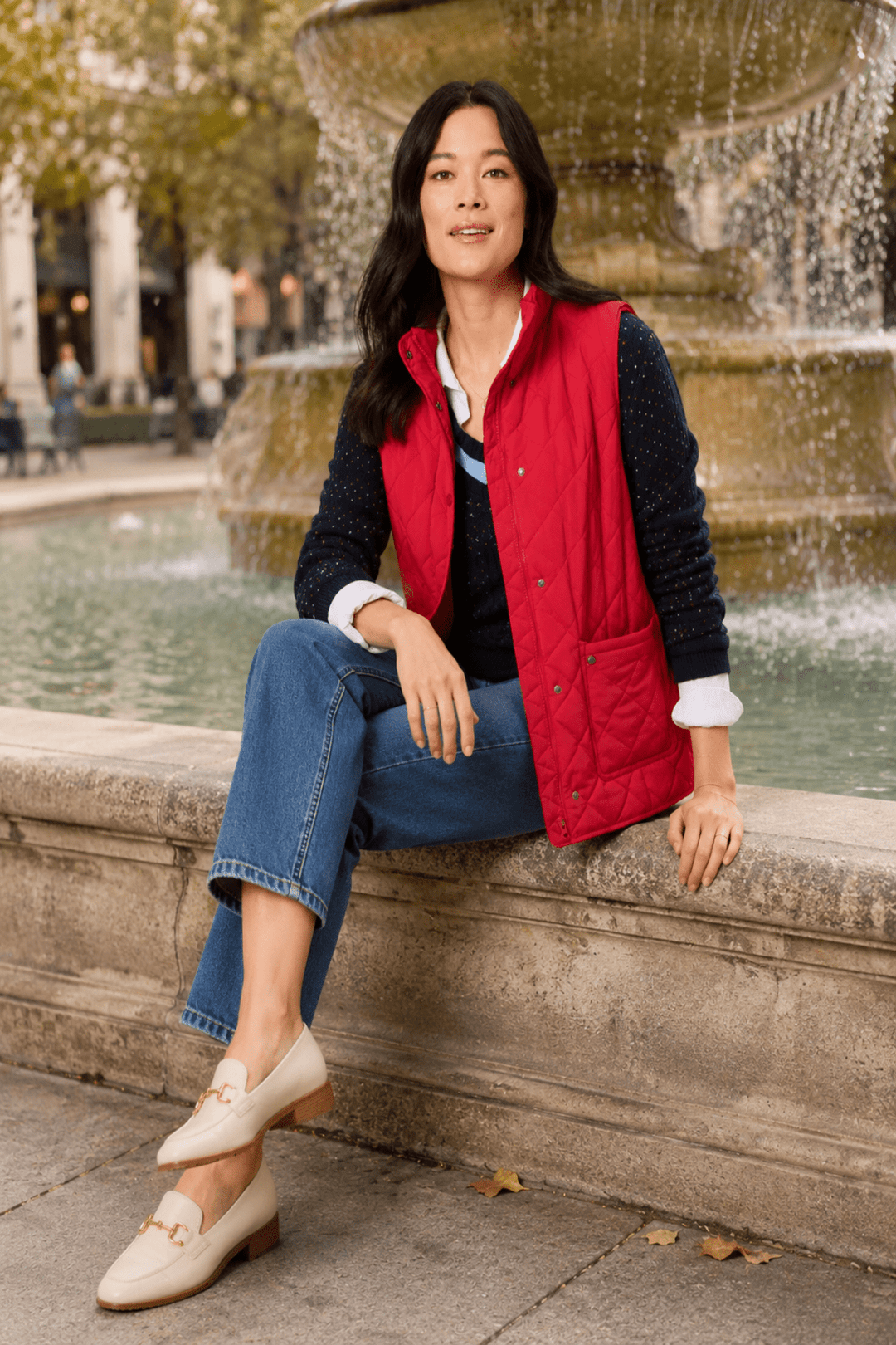 Hampton Quilted Vest - Red - GS37 - Pizazz BoutiqueGordon smith