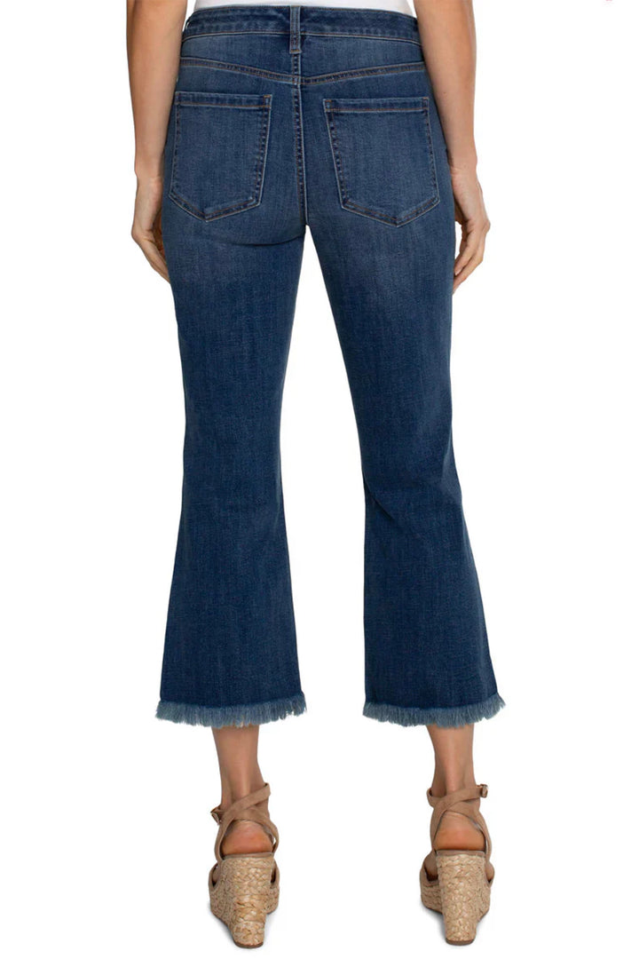 Hannah Denim Crop Flare Jean - AT10