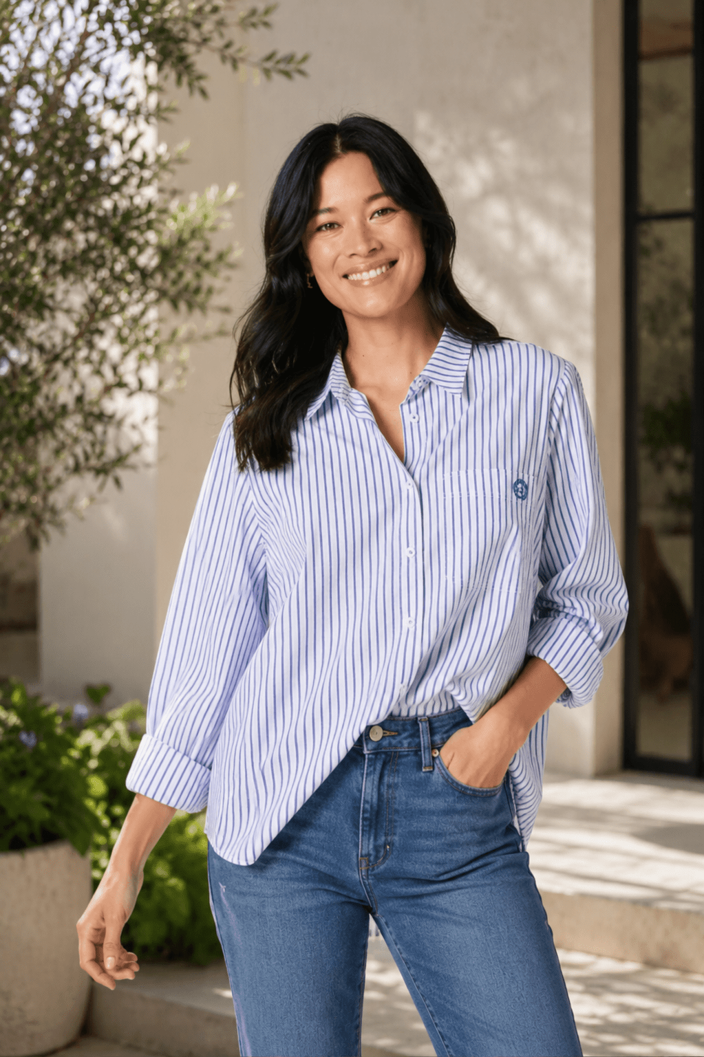 Heritage Stripe Shirt - GS22 - Pizazz BoutiqueGordon smith