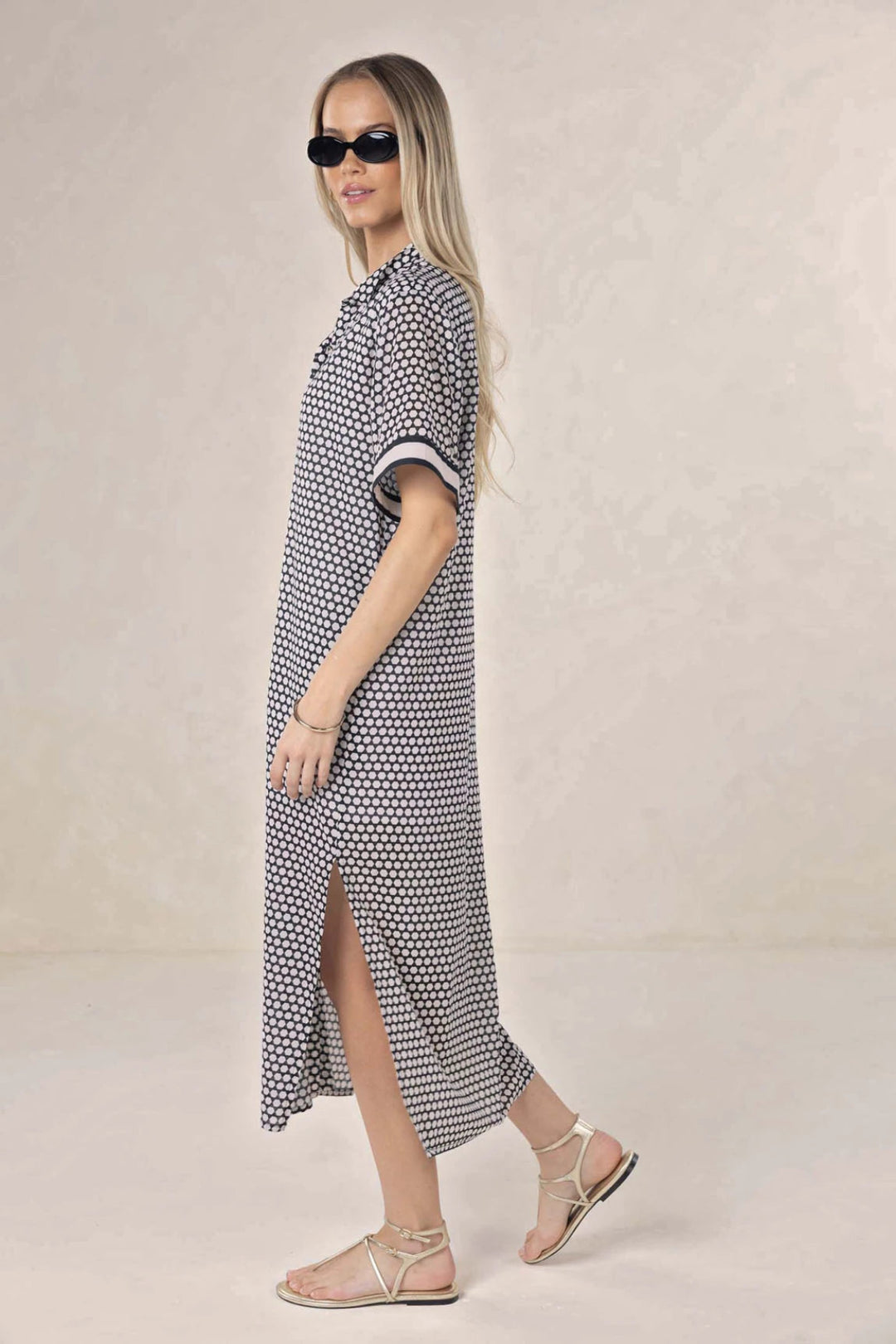 Humidity Lifestyle Hexi Shirt Dress