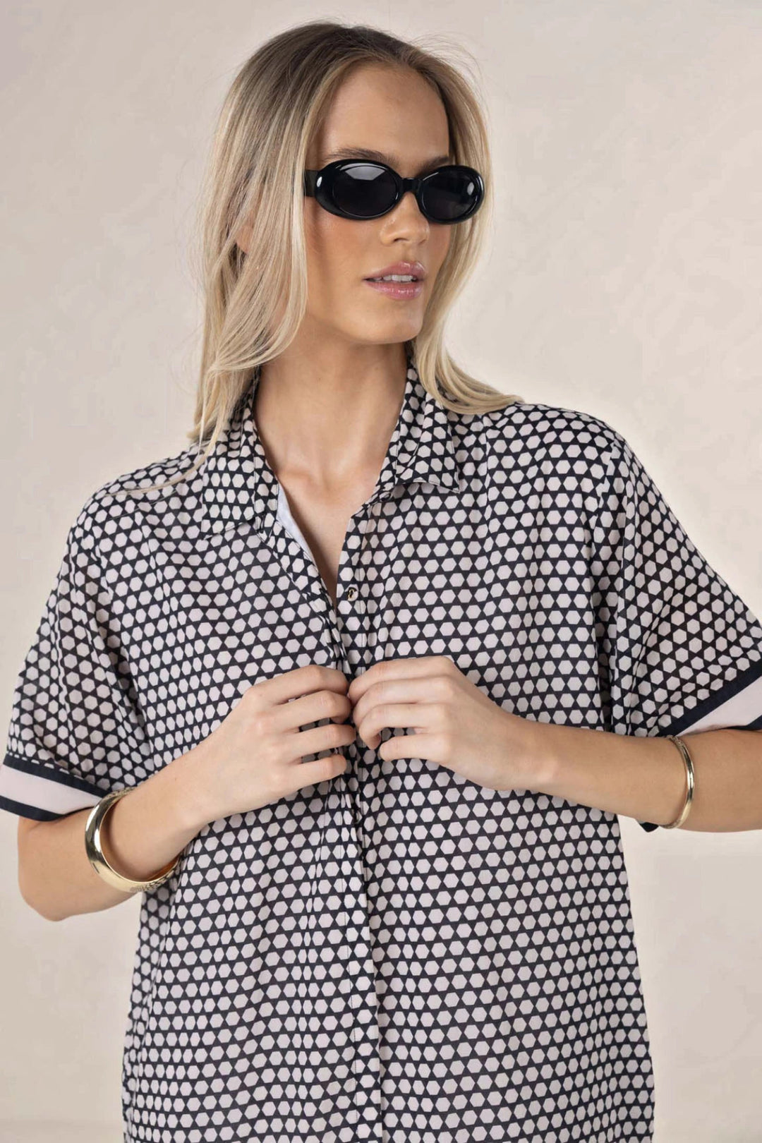 Humidity Lifestyle Hexi Shirt Dress