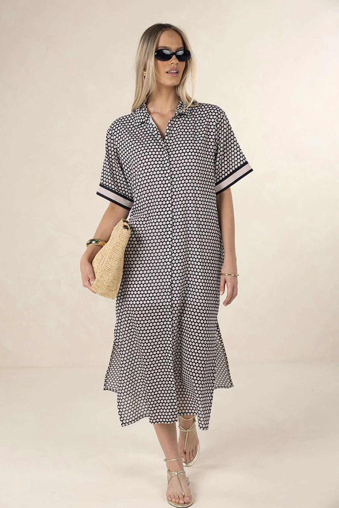 Humidity Lifestyle Hexi Shirt Dress