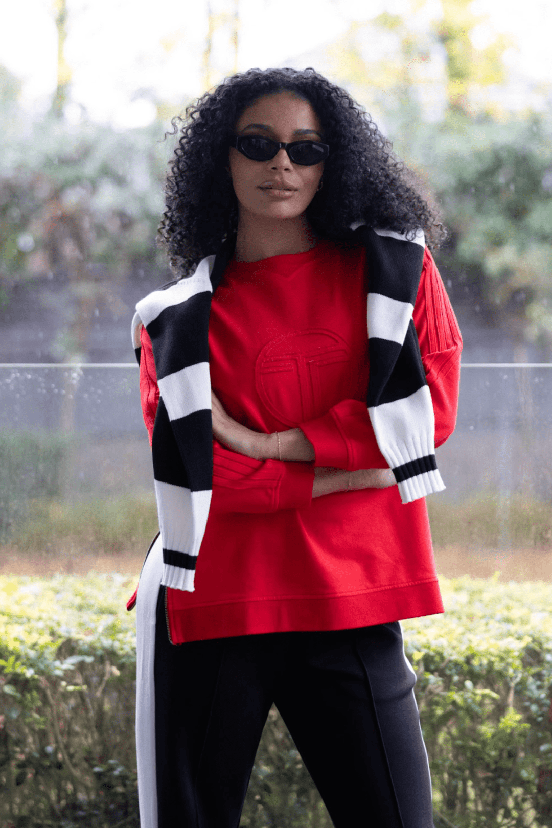 Holly Logo Sweat Top - Intense Orange - TT3 - Pizazz BoutiqueTwo - T's