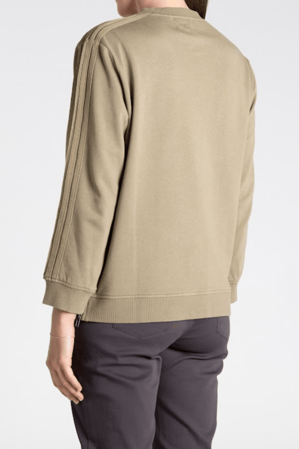 Holly Logo Sweat Top - Khaki - TT3 - Pizazz BoutiqueTwo - T's