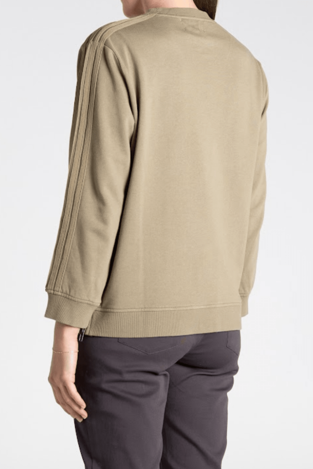 Holly Logo Sweat Top - Khaki - TT3 - Pizazz BoutiqueTwo - T's