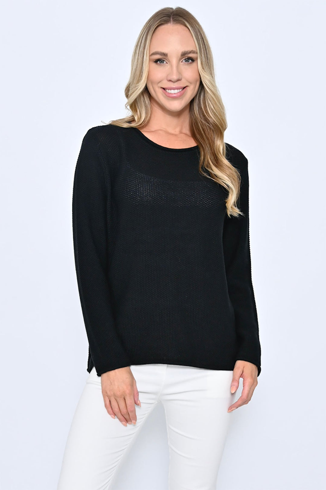 HoneyComb Knit - Black - CC10 - Pizazz BoutiqueCali & Co