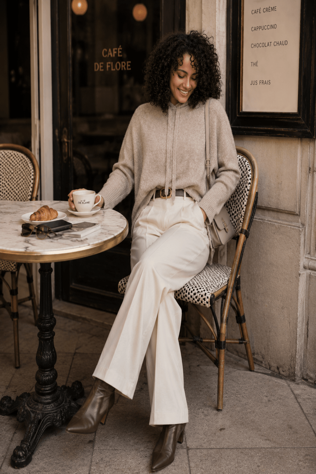 Hooded Knit - Mushroom - CJ16 - Pizazz BoutiqueCaju