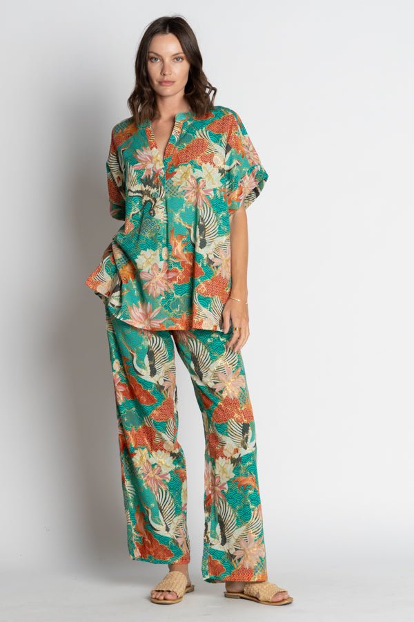 Hoshino Pant - Sea - LS25 - Pizazz BoutiqueLula Soul