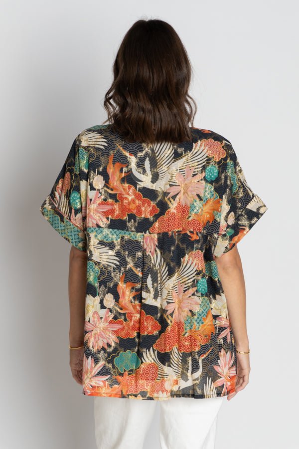 Hoshino Top - Black - LS27 - Pizazz BoutiqueLula Soul