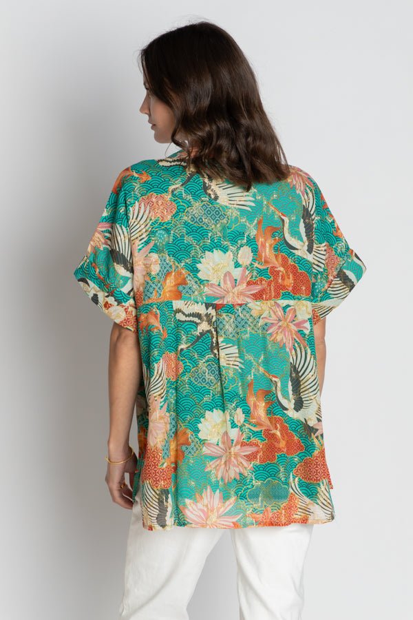 Hoshino Top - Sea - LS27 - Pizazz BoutiqueLula Soul
