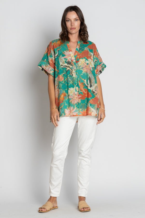 Hoshino Top - Sea - LS27 - Pizazz BoutiqueLula Soul